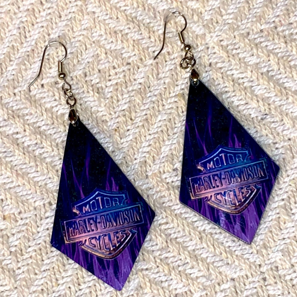 *LAST PAIR*  HARLEY DAVIDSON EARRINGS.